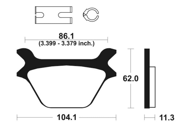 TECNIUM Street Performance Sintered Metal Brake pads - MR169