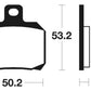 TECNIUM Street Performance Sintered Metal Brake pads - MR230