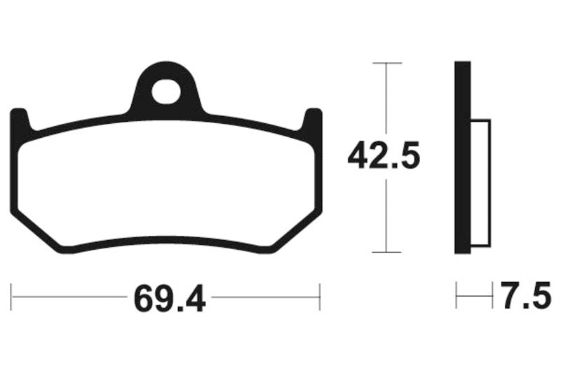 TECNIUM Street Performance Sintered Metal Brake pads - MR263
