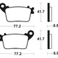 TECNIUM Street Performance Sintered Metal Brake pads - MR334