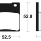 TECNIUM Street Performance Sintered Metal Brake pads - MR56