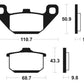 TECNIUM Street Performance Sintered Metal Brake pads - MR57