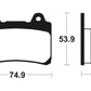 TECNIUM Street Performance Sintered Metal Brake pads - MR90