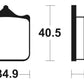 TECNIUM Racing Sintered Metal Brake pads - MRR262