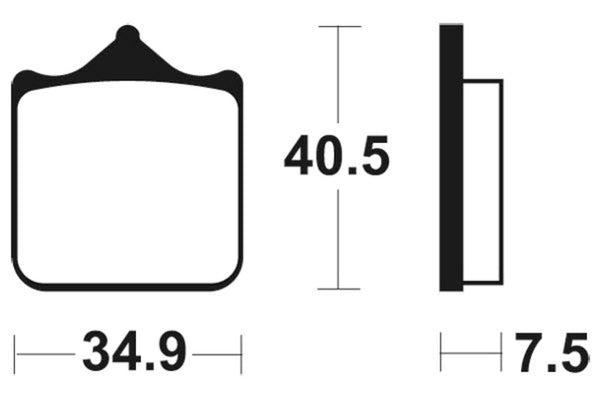TECNIUM Professional Racing Sintered Metal Brake pads - MSR262
