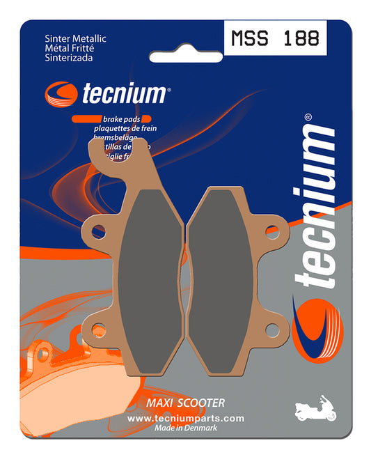 TECNIUM Maxi Scooter Sintered Metal Brake pads - MSS188