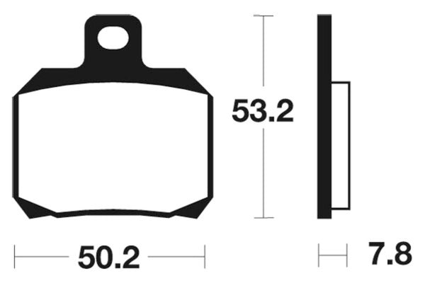 TECNIUM Maxi Scooter Sintermetall Bremsbeläge - MSS230 
