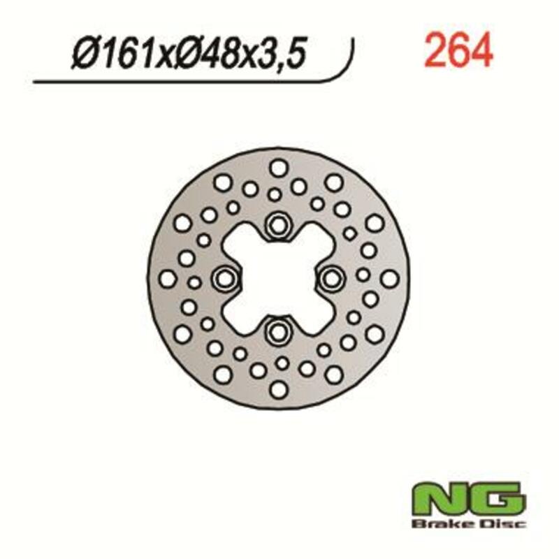 NG BRAKES Fix Brake Disc - 264