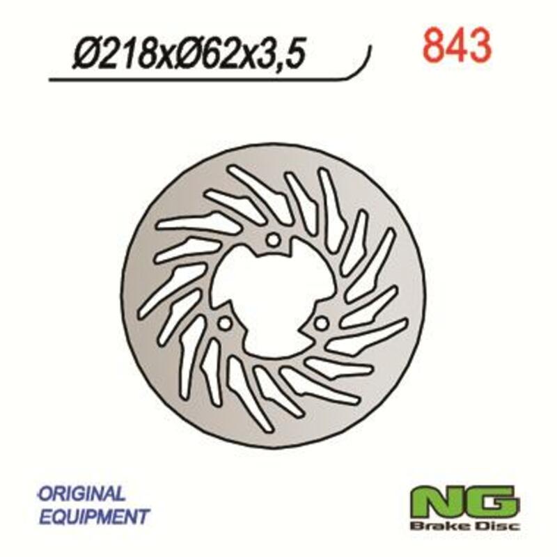 NG BRAKES Fix Brake Disc - 843