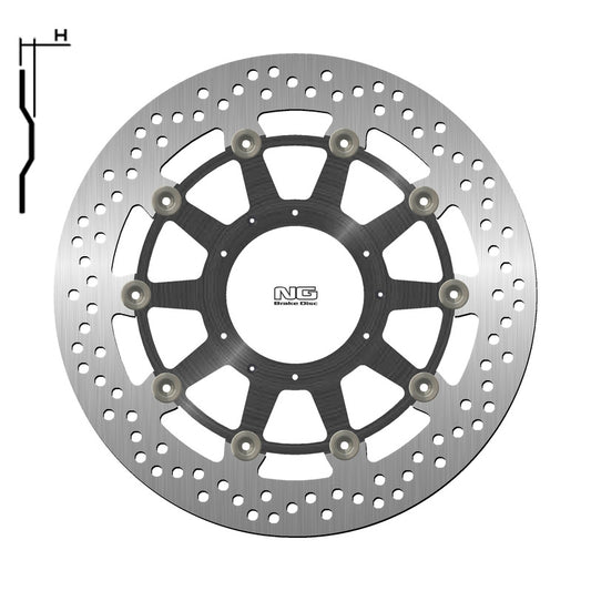 NG BRAKES Floating brake disc - 1446G