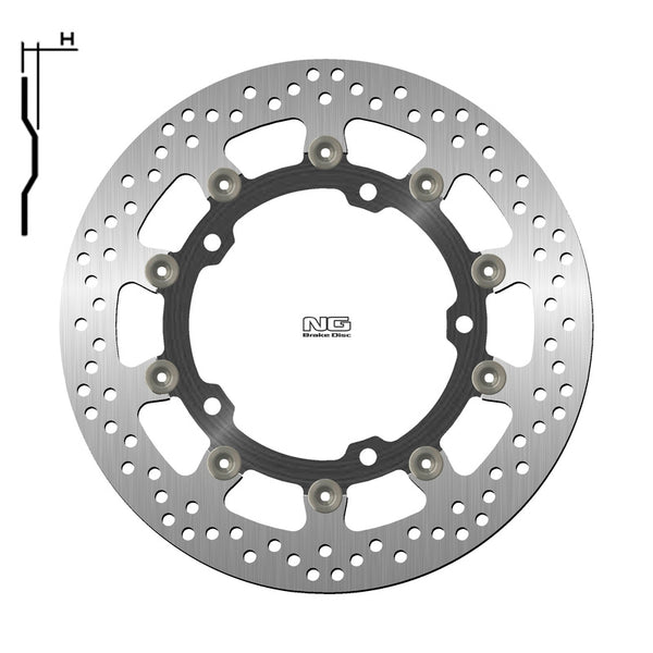 NG BRAKES Floating brake disc - 1708G