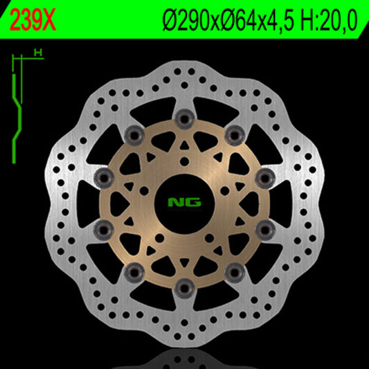NG BRAKES Petal Floating - 239X