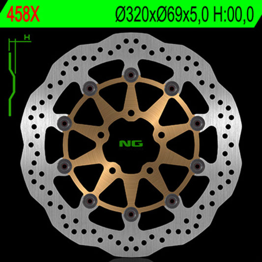 NG BRAKES Petal Floating - 458X