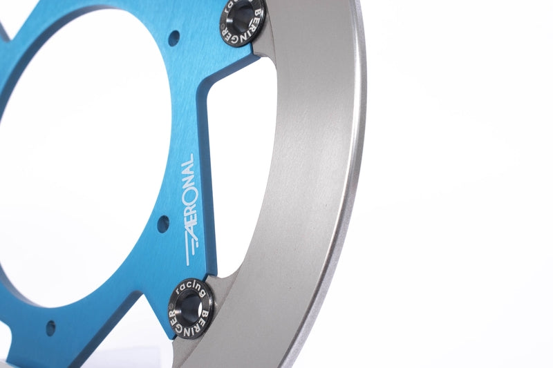 BERINGER Aeronal Cast Iron Floating Brake Disc - Blue KT3LGBLF