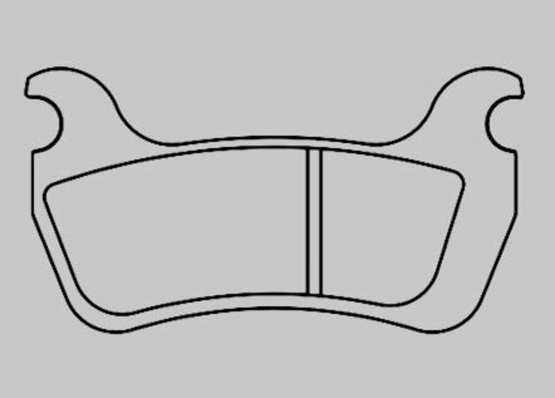 BERINGER ATV Sintered Metal Brake pads - KIT1158S