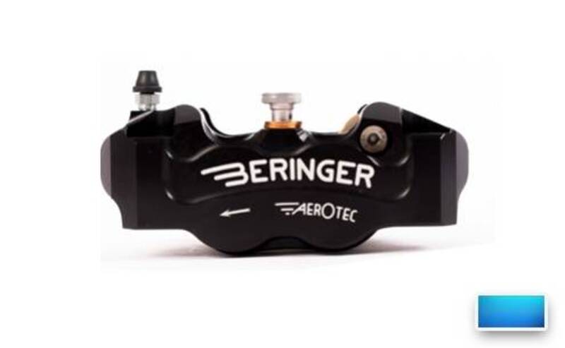 BERINGER AerotecÂ® Right Radial Brake Caliper 4 pistons caliper - Spacing 100mm Blue