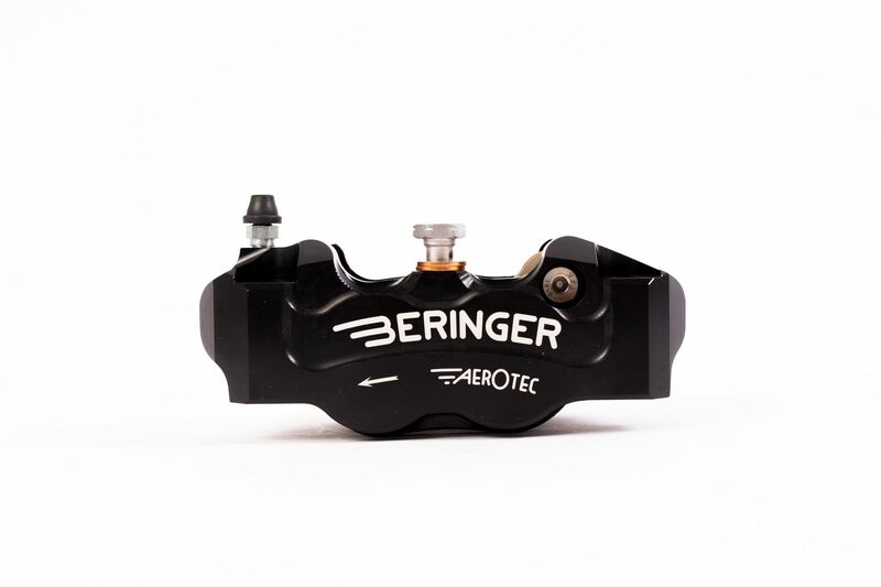 BERINGER AerotecÂ® Left Radial Brake Caliper 4 Pistons Ã˜32mm Spacing 108mm Black