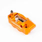 BERINGER AerotecÂ® Left Radial Brake Caliper 4 Pistons Ã˜32mm Spacing 108mm Orange