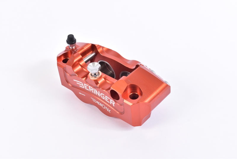 BERINGER AerotecÂ® Left Radial Brake Caliper 4 Pistons Ã˜32mm Spacing 108mm Red