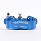 BERINGER AerotecÂ® Left Radial Brake Caliper 4 Pistons Ã˜32mm Spacing 108mm Blue - 1026127