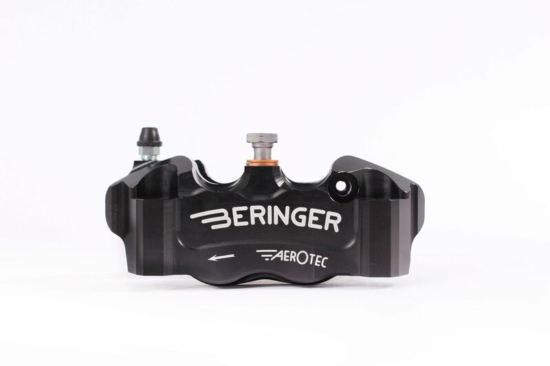 BERINGER AerotecÂ® Left Radial Brake Caliper 4 Pistons Ã˜32mm Spacing 100mm Black