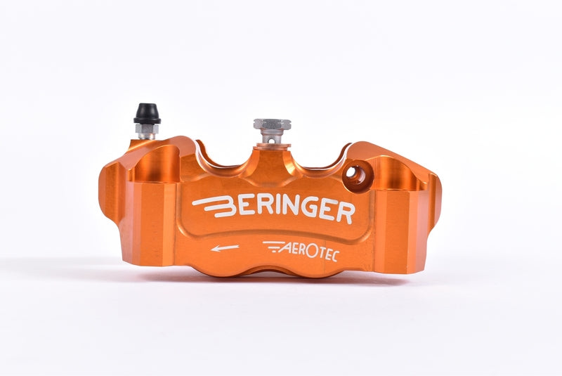 BERINGER AerotecÂ® Left Radial Brake Caliper 4 Pistons Ã˜32mm Spacing 100mm Orange