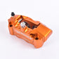 BERINGER AerotecÂ® Left Radial Brake Caliper 4 Pistons Ã˜32mm Spacing 100mm Orange
