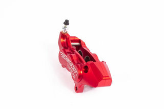 BERINGER Aerotec® Links Axial Bremssattel 6 Kolben Ø27mm Rot - 1026136 