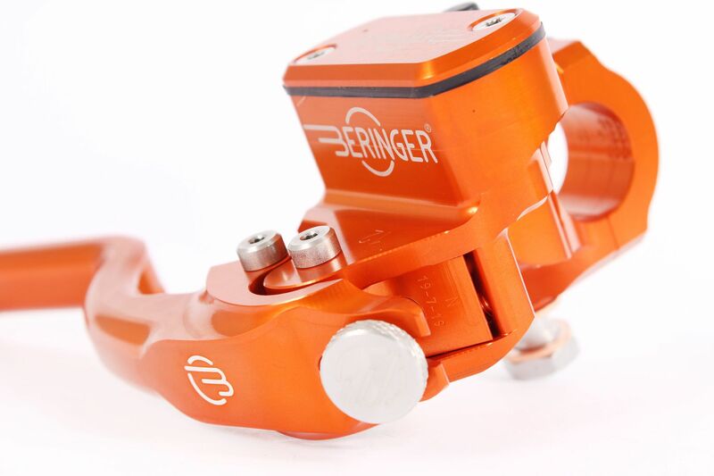 BERINGER AerotecÂ® Radial Brake Master Cylinder Ã˜17,5mm Integrated Reservoir Orange (Type 2 Lever - 14cm)