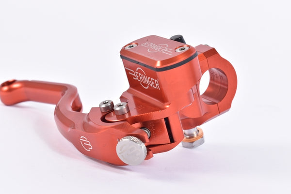 BERINGER AerotecÂ® Radial Brake Master Cylinder Ã˜17,5mm Integrated Reservoir Red (Type 2 Lever - 14cm)
