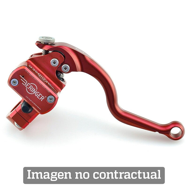 Brake master cylinder with integrated reservoir. Lever type 4. BLACK color. (BROH124B)