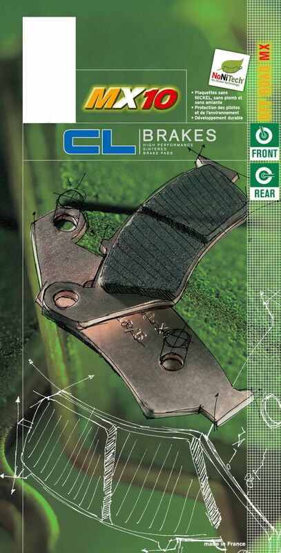 CL BRAKES Off-Road Sintered Metal Brake pads - 1089MX10