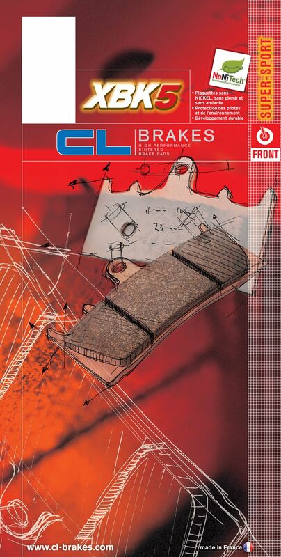 CL BRAKES Street Sintered Metal Brake pads - 1101XBK5