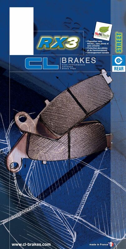 CL BRAKES Street Sintermetall-Bremsbeläge - 1163RX3 