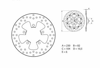 BREMBO Oro Fix Bremsscheibe - 68B40761