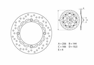 BREMBO Oro Fix Bremsscheibe - 68B407A5