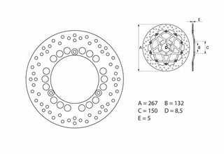BREMBO Oro Fix Brake Disc - 68B407C4