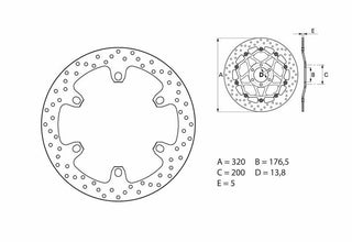 BREMBO Oro Fix Brake Disc - 68B407F3