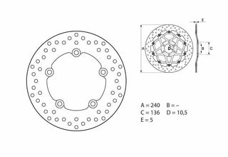 BREMBO Oro Fix Bremsscheibe - 68B407G8