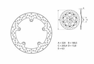 BREMBO Oro Fix Bremsscheibe - 68B407H7