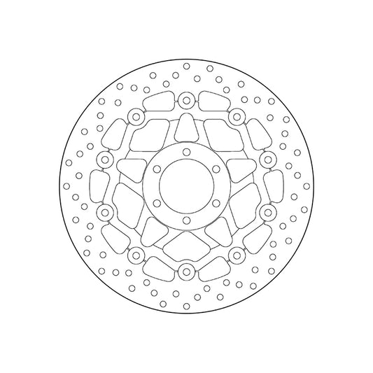 BREMBO Oro Floating Brake Disc - 78B408A2