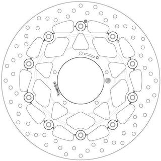 BREMBO Oro Schwimmende Bremsscheibe - 78B408B7 