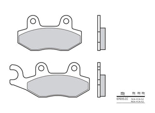 BREMBO Scooter Carbon Ceramic Brake pads - 07035CC