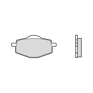 BREMBO Scooter Carbon Ceramic Brake pads - 07039CC