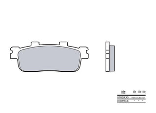 BREMBO Scooter Sintered Metal Brake pads - 07069XS