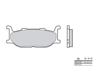 BREMBO Scooter Sintered Metal Brake pads - 07073XS