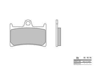BREMBO Scooter Sintered Metal Brake pads - 07077XS