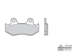 BREMBO Scooter Carbon Ceramic Brake pads - 07078CC