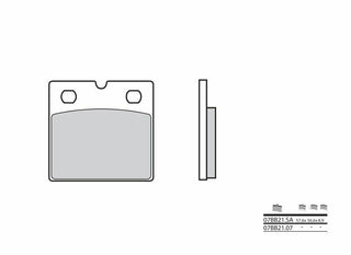 BREMBO Street Sintered Metal Brake pads - 07BB21SA