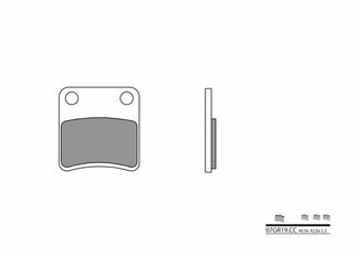 BREMBO Street Carbon Ceramic Brake pads - 07GR19CC
